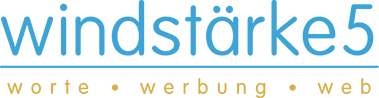 windstaerke5 | worte | werbung | web Logo